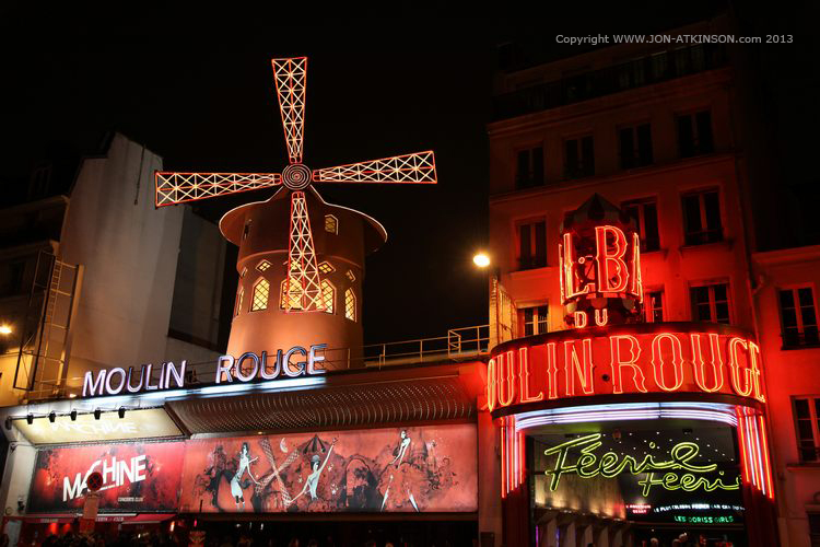 Locks Moulin Rouge, Paris, France.